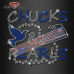 Chucks & Pearls rhinestone designs for ZETA sorority